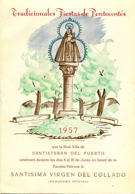 Fiestas de Pascuamayo en honor de la Virgen del Collado 1957 Santisteban del Puerto
